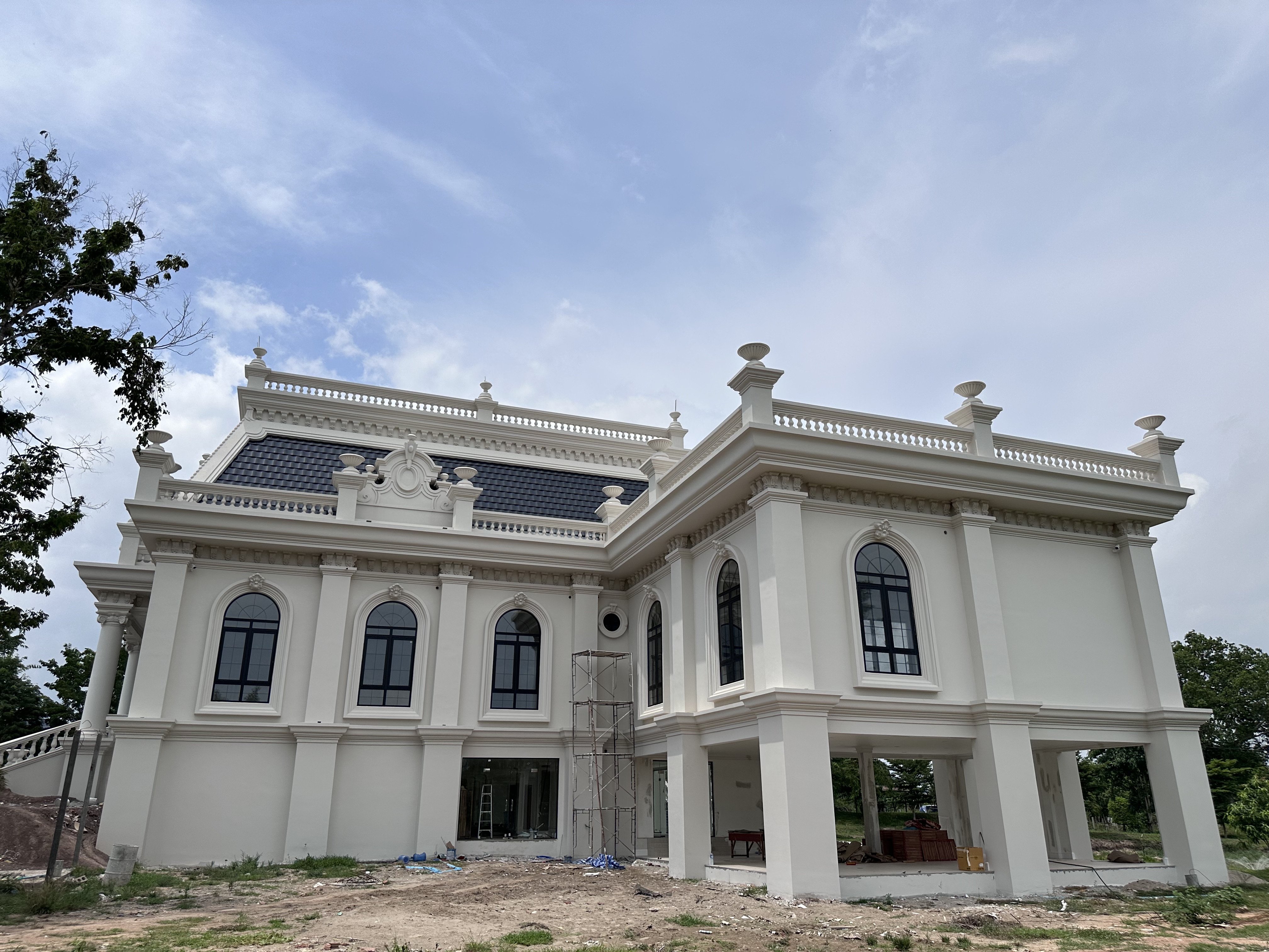 Laos villa wide shot