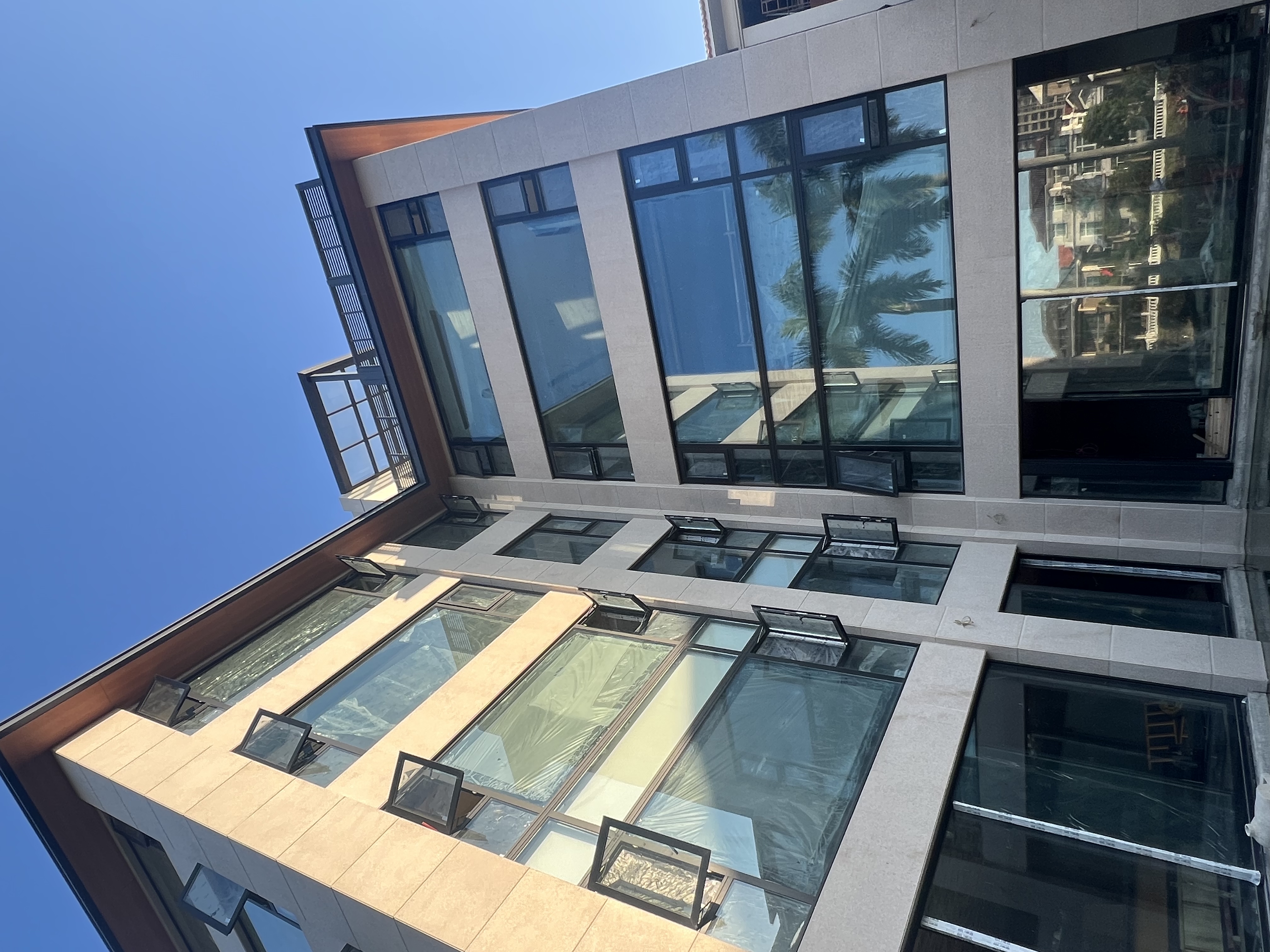 Commercial building facade